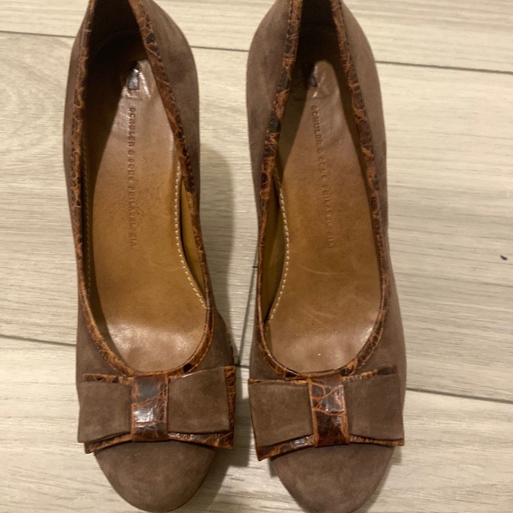 Anthropologie shoes in good condition